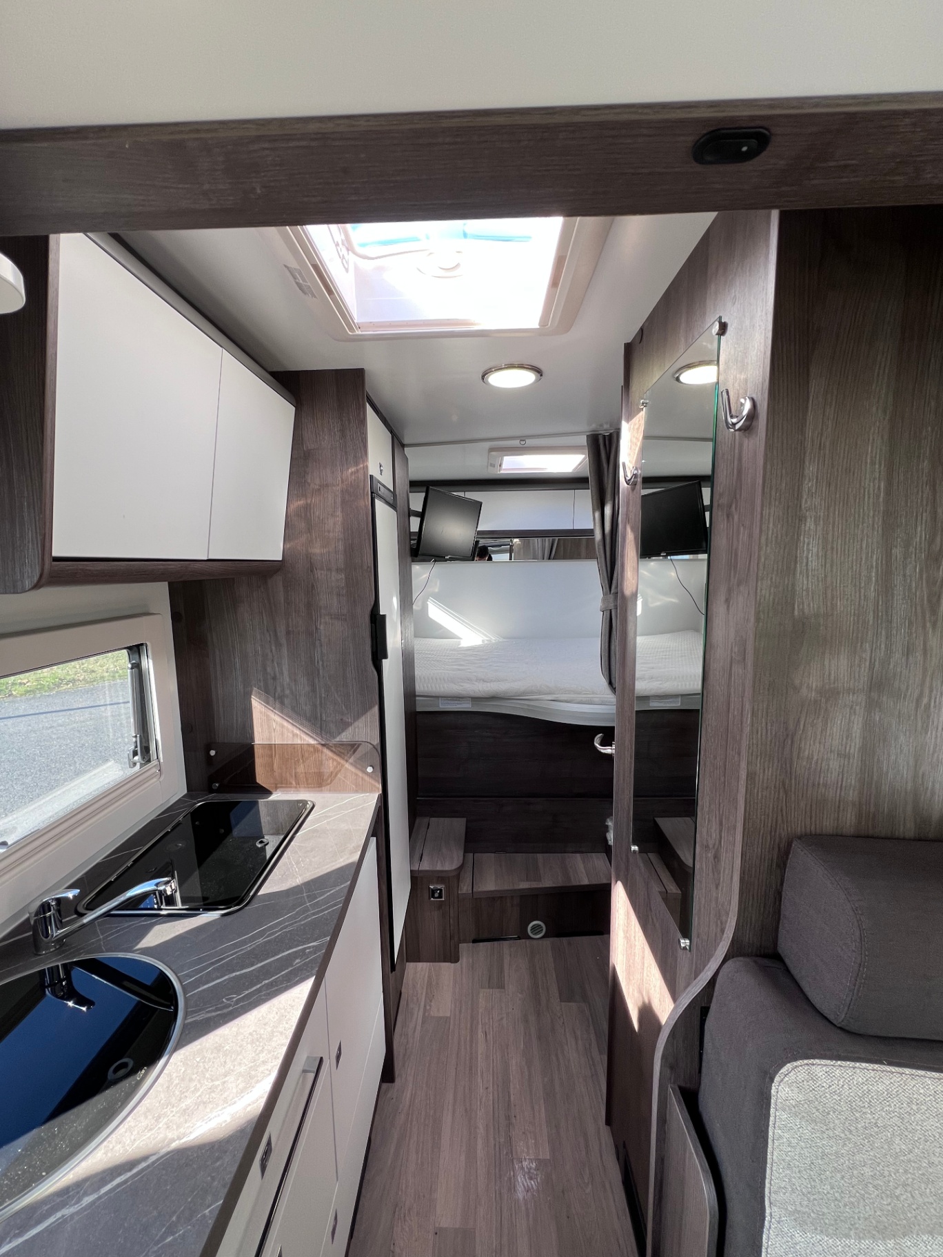 Interior de la autocaravana